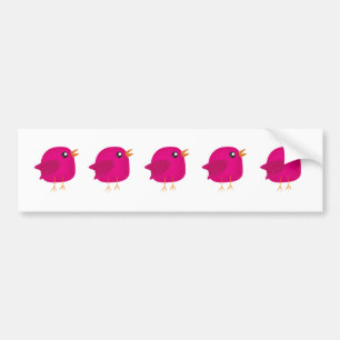 Kids cute birdy   bumper sticker