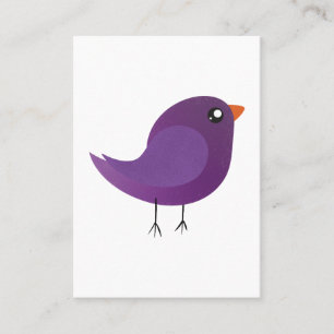 Kids cute birdy business card