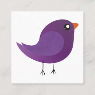 Kids cute birdy calling card