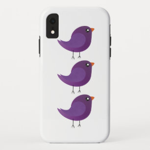Kids cute birdy iPhone XR case