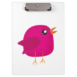 Kids cute birdy  clipboard