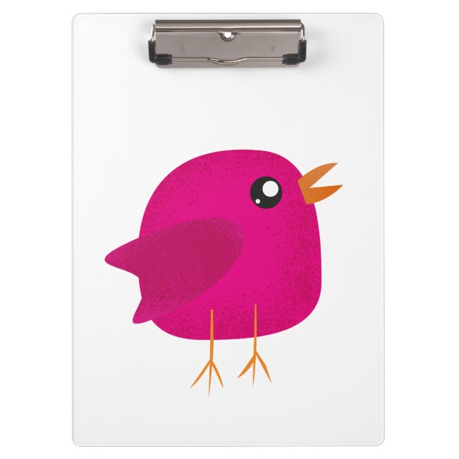 Kids cute birdy  clipboard (Front)