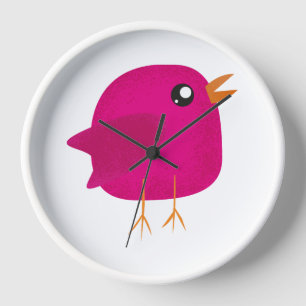 Kids cute birdy  clock