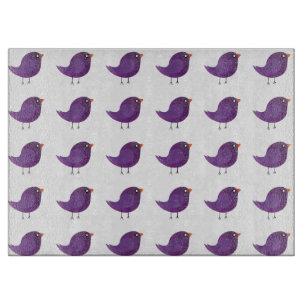 Kids cute birdy cutting board
