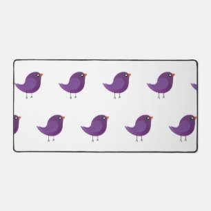 Kids cute birdy desk mat
