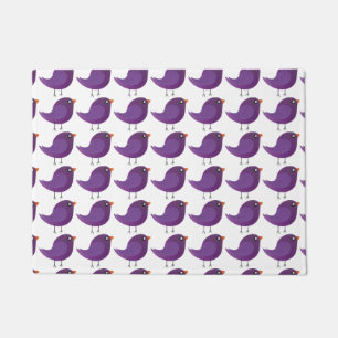 Kids cute birdy doormat