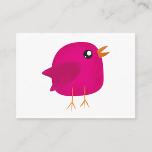 Kids cute birdy enclosure card