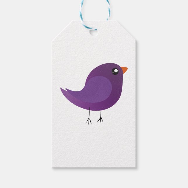 Kids cute birdy   gift tags (Front)