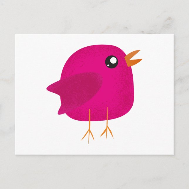 Kids cute birdy    holiday postcard (Front)