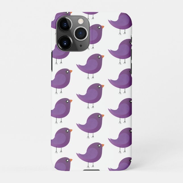 Kids cute birdy  iPhone case (Back)