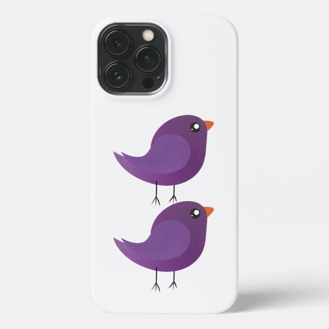 Kids cute birdy  iPhone case (Back)