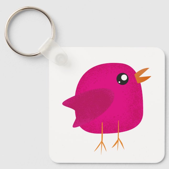 Kids cute birdy  key ring (Front)
