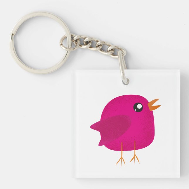 Kids cute birdy  key ring (Front)