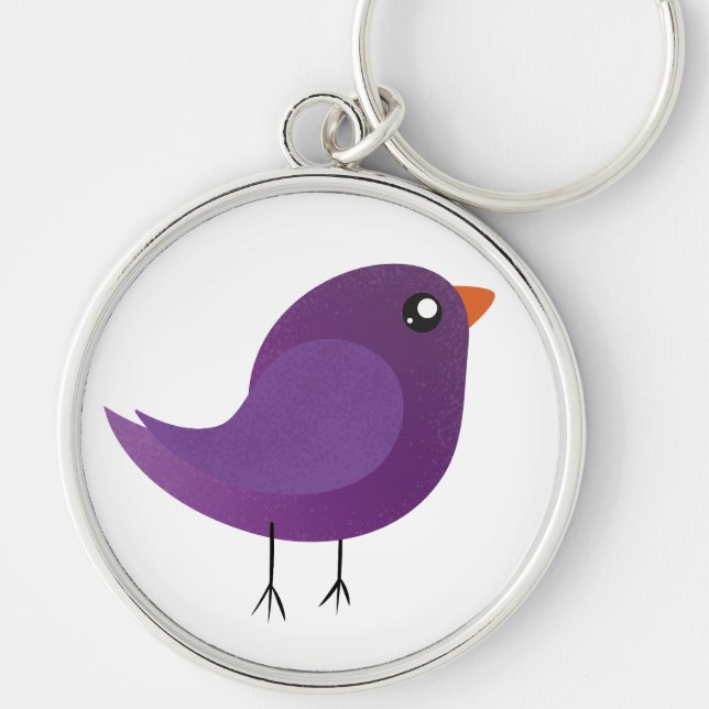 Kids cute birdy  key ring (Front)