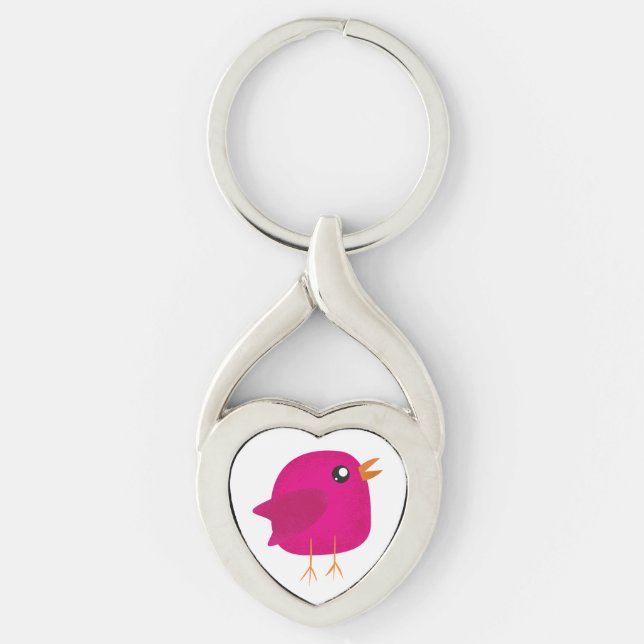 Kids cute birdy   key ring (Front)