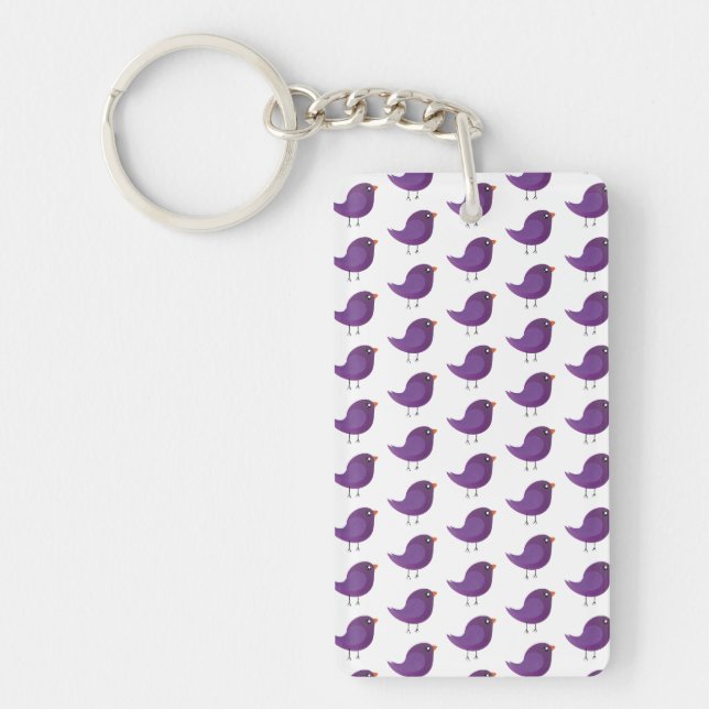 Kids cute birdy  key ring (Front)