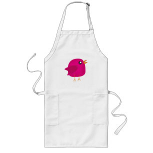 Kids cute birdy  long apron