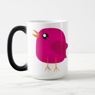 Kids cute birdy magic mug