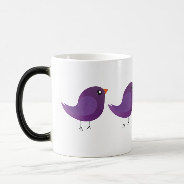 Kids cute birdy  magic mug (Left)