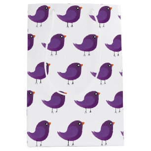 Kids cute birdy  medium gift bag