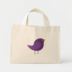 Kids cute birdy  mini tote bag