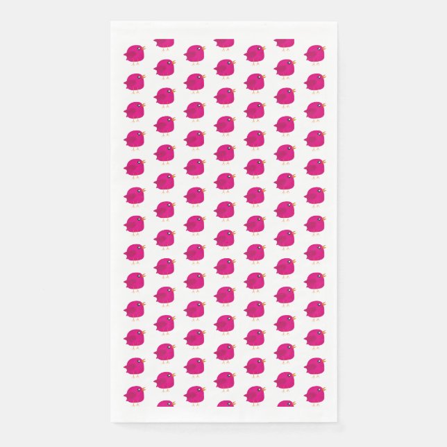 Kids cute birdy  napkin (Front)