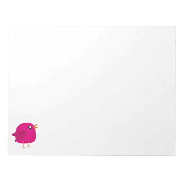 Kids cute birdy  notepad (Front)