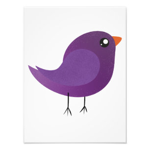 Kids cute birdy  photo print