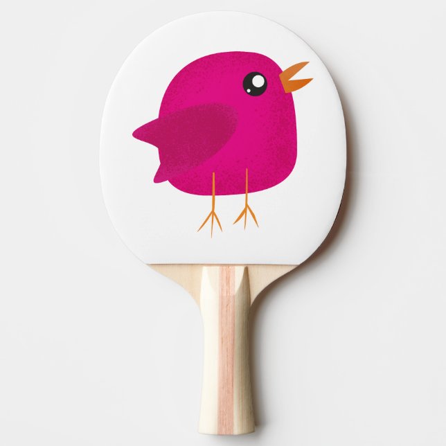 Kids cute birdy   ping pong paddle (Front)