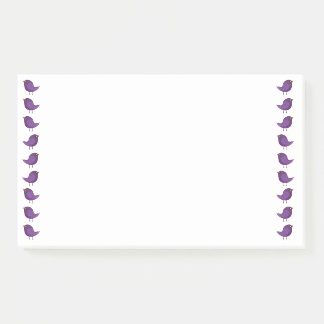 Kids cute birdy  post-it notes (Front)