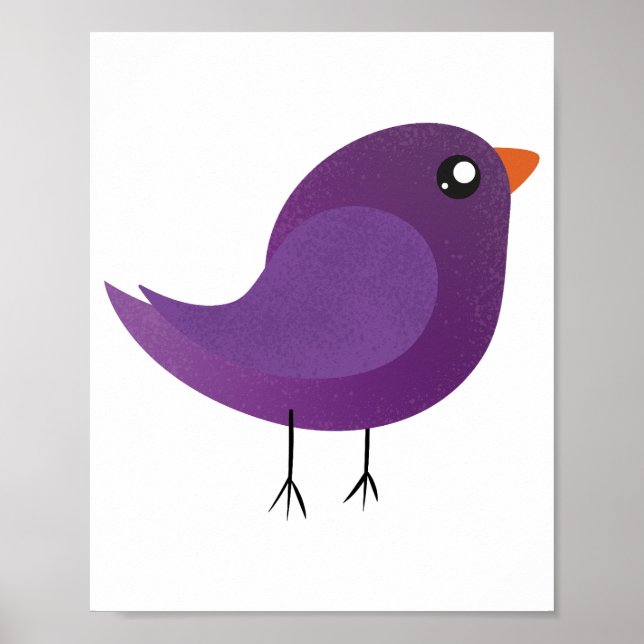Kids cute birdy  poster (Front)