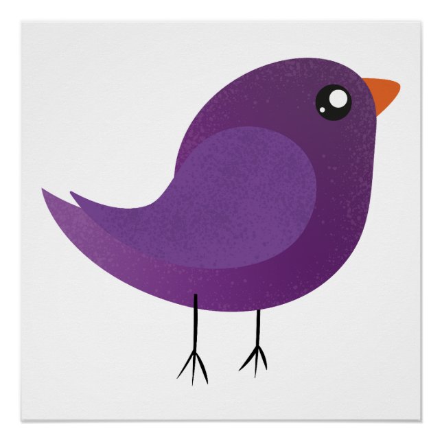 Kids cute birdy  poster (Front)