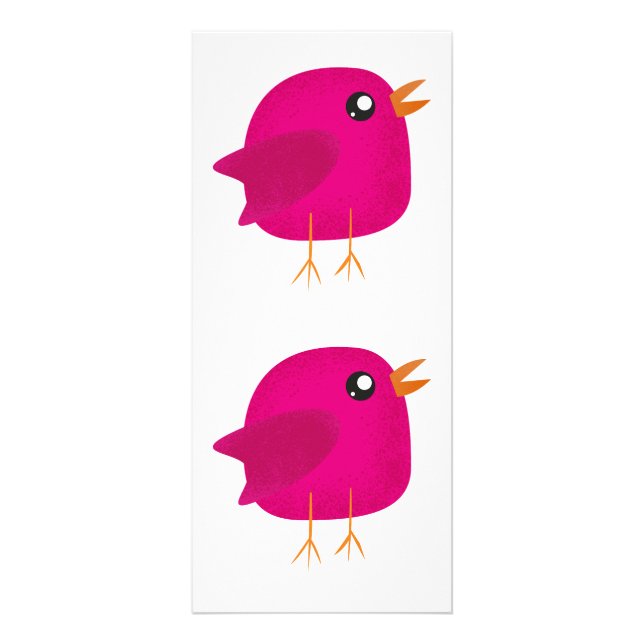Kids cute birdy   rack card (Front)