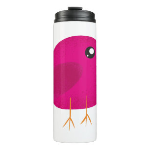Kids cute birdy thermal tumbler