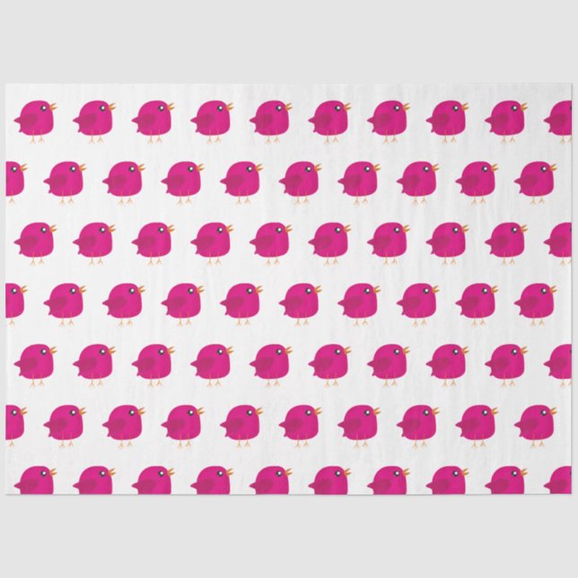 Kids cute birdy  tissue paper (Front)