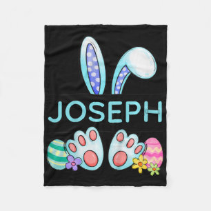 Kids Cute Boys Design Joseph Custom Personalised N Fleece Blanket