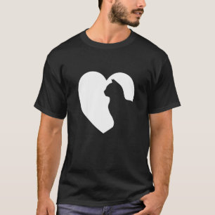 Kids Cute Ca For Girls Boys Kitten Black Cats Love T-Shirt