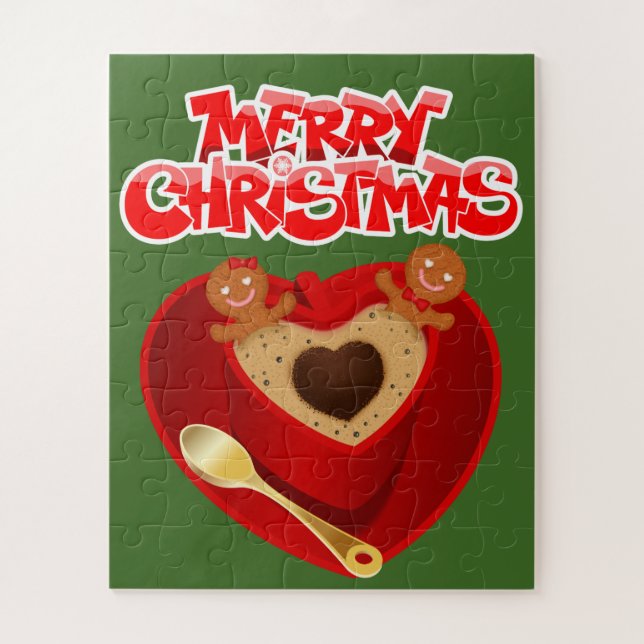 Kids Cute Christmas Puzzle (Vertical)