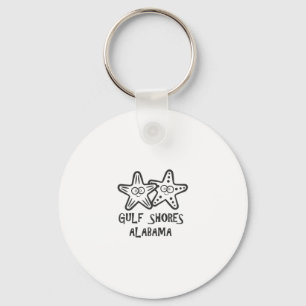 Kids Cute Gulf Shores Alama Vacation Girls Boys  Key Ring