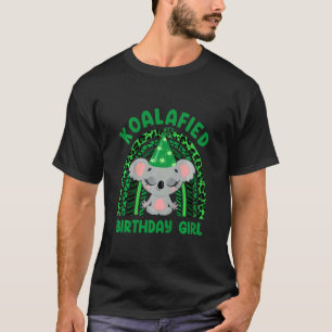 Kids Cute Koalafied Birthday Girls Koala Bear Ki T-Shirt