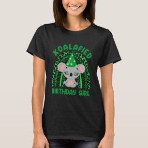 Kids Cute Koalafied Birthday Girls Koala Bear Ki T-Shirt