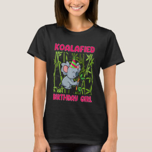 Kids Cute Koalafied Birthday Girls Koala Bear Ki T-Shirt