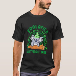 Kids Cute Koalafied Birthday Girls  Koala Bear  Ki T-Shirt