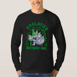 Kids Cute Koalafied Birthday Girls Koala Bear Ki T-Shirt