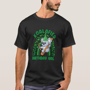 Kids Cute Koalafied Birthday Girls Koala Bear Ki T-Shirt