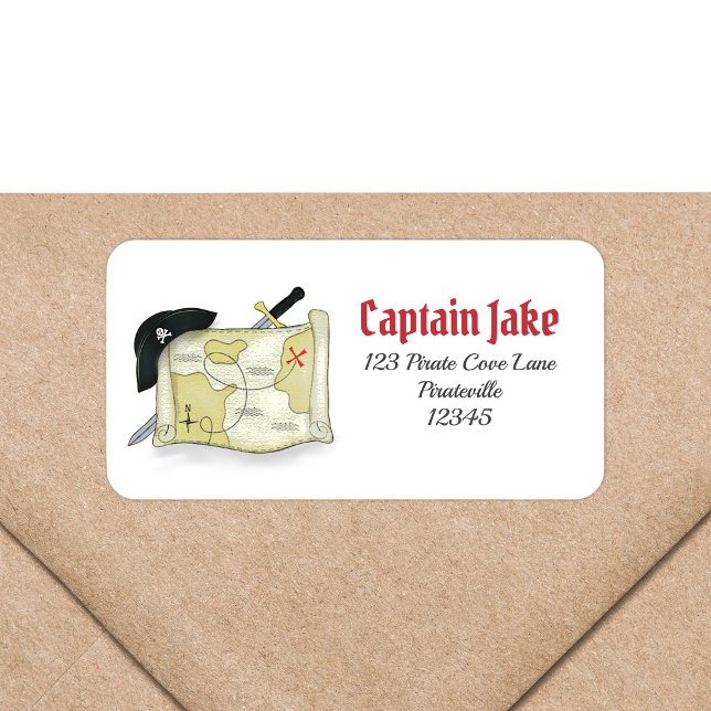 Kids Cute Personalised Custom Gift Mailing Simple Label (Creator Uploaded)