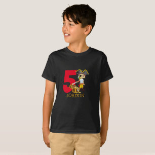 Kid's Cute Pirate Boy  T-Shirt
