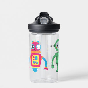 Kids Cute Robots  Water Bottle