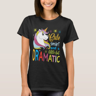 Kids Cute smart and a little bit dramatic T-Shirt
