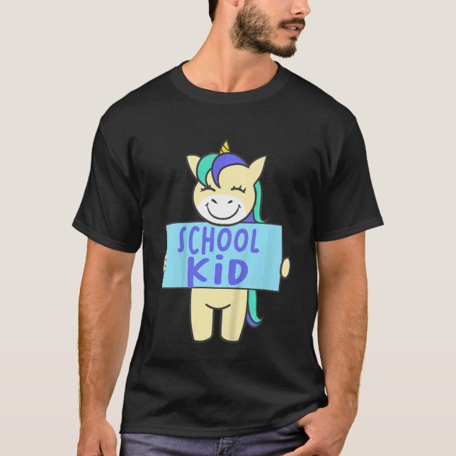 Kids Cute Statement Learning Students School Schoo T-Shirt (Front)